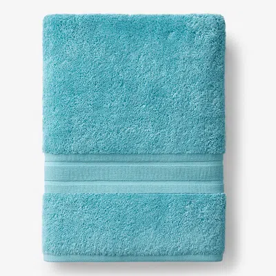 The Company Store Turkish Cotton Bath Sheet In Blue/teal/turquoise