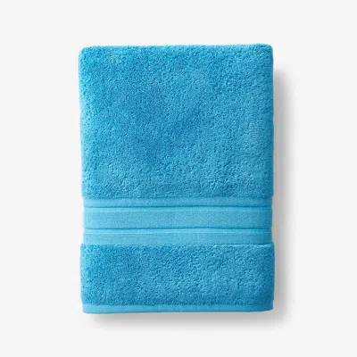 The Company Store Turkish Cotton Bath Towel In Blue/teal/turquoise