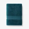 The Company Store Turkish Cotton Bath Towel In Blue/teal/turquoise