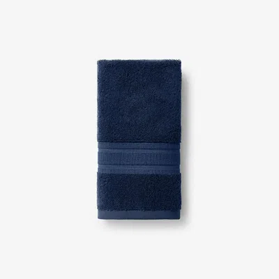 The Company Store Turkish Cotton Hand Towel In Blue