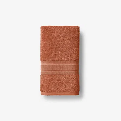 The Company Store Turkish Cotton Hand Towel In Orange/coral