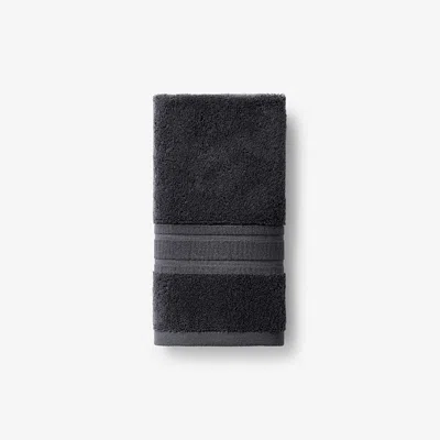 The Company Store Turkish Cotton Hand Towel In Pewter Gray
