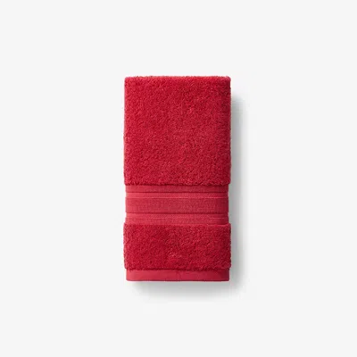 The Company Store Turkish Cotton Hand Towel In Red