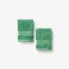 The Company Store Turkish Cotton Washcloths, Set Of 2 In Kelly Green