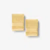 The Company Store Turkish Cotton Washcloths, Set Of 2 In Pale Yellow