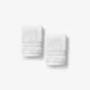 The Company Store Turkish Cotton Washcloths, Set Of 2 In White