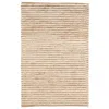 The Company Store Twiggy Natural Handwoven Jute/wool Rug In Beige