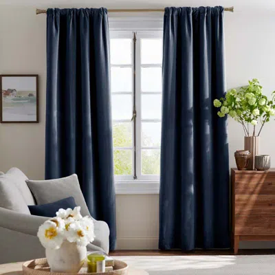The Company Store Velvet Blackout Window Curtain