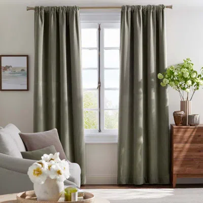 The Company Store Velvet Blackout Window Curtain