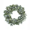 The Company Store Viburnum Berry And Eucalyptus Door Wreath In Green