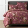 The Company Store Victorian Bloom Premium Smooth Wrinkle-free Sateen Comforter In Red