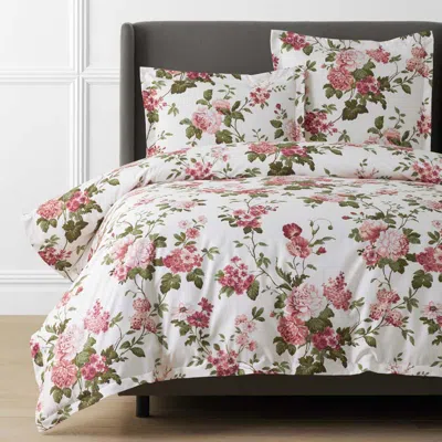 The Company Store Victorian Bloom Premium Smooth Wrinkle-free Sateen Duvet Cover In Multi