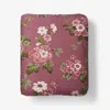 The Company Store Victorian Bloom Premium Smooth Wrinkle-free Sateen Fitted Bed Sheet In Pink