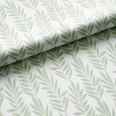 The Company Store Vine Wallpaper In Green