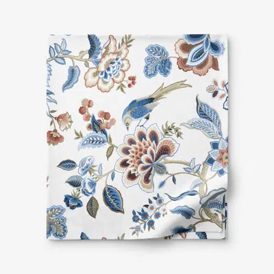 The Company Store Vintage Meadow Premium Smooth Wrinkle-free Sateen Flat Bed Sheet In Multi