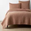The Company Store Voile Quilt In Orange/coral