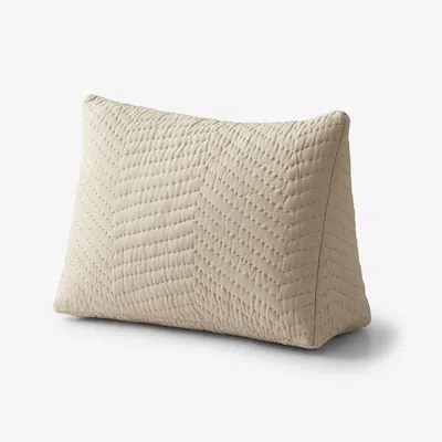The Company Store Voile Reading Wedge Pillow Cover In Beige