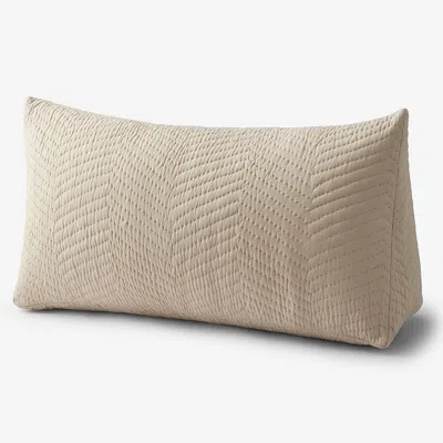 The Company Store Voile Reading Wedge Pillow Cover In Beige