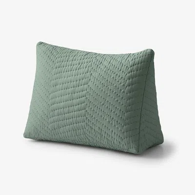 The Company Store Voile Reading Wedge Pillow Cover In Green