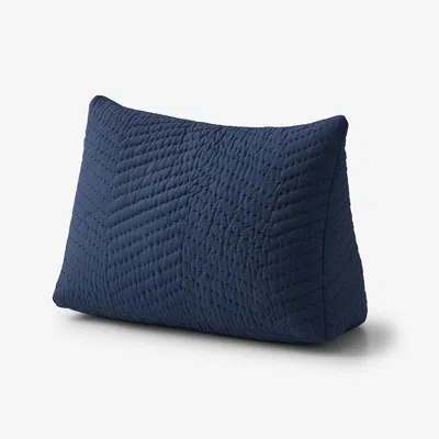 The Company Store Voile Reading Wedge Pillow Cover In Midnight Blue