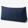 The Company Store Voile Reading Wedge Pillow Cover In Midnight Blue