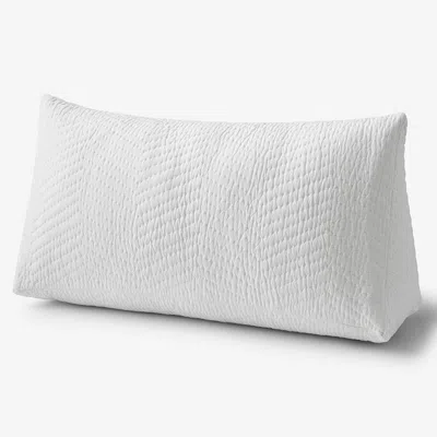 The Company Store Voile Reading Wedge Pillow Cover In White