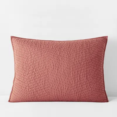 The Company Store Voile Sham In Weathered Brick