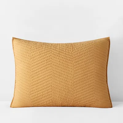 The Company Store Voile Sham In Yellow