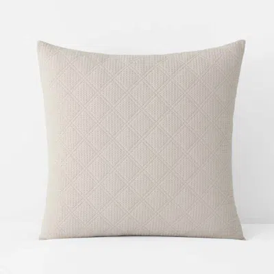 The Company Store Waffle Quilted Sham In Sand