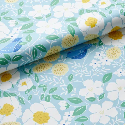 The Company Store Wallpaper Swatch In Blue