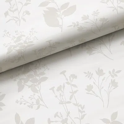 The Company Store Wallpaper Swatch In Cameilla Silhouette Ivory