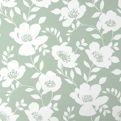 The Company Store Wallpaper Swatch In Green
