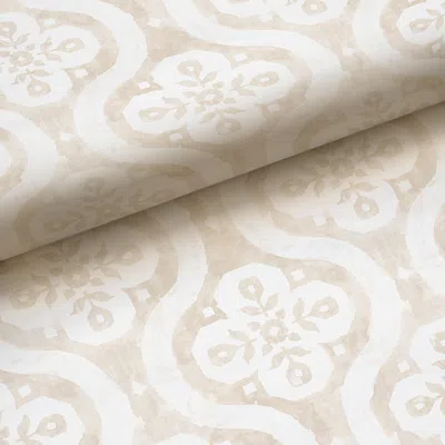 The Company Store Wallpaper Swatch In Ivory