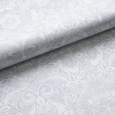 The Company Store Wallpaper Swatch In Little Bunny Gray