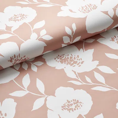 The Company Store Wallpaper Swatch In Orange/coral
