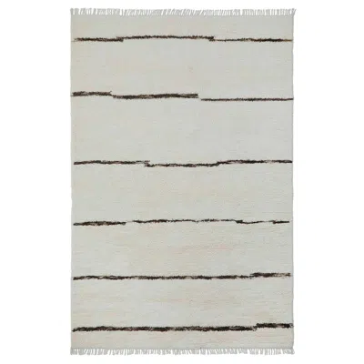 The Company Store Washable Wool Shag Rug In White