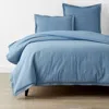 The Company Store Washed Denim Duvet Cover In Denim Blue
