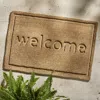The Company Store Welcome Coir Doormat In Beige