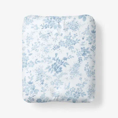 The Company Store Whisper Fleur Premium Smooth Wrinkle-free Sateen Fitted Bed Sheet In Multi
