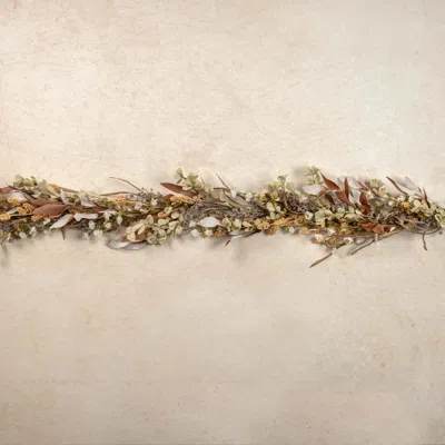 The Company Store Wildflower Harvest Garland In White