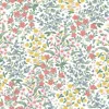 The Company Store Wildwood Garden Traditional Wallpaper In Pink/white/yellow