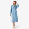The Company Store Women's Long Robe In Blue Sky