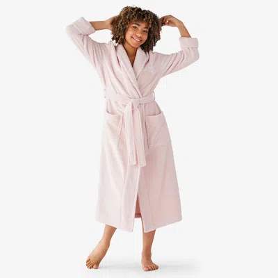 The Company Store Women's Long Robe In Pink