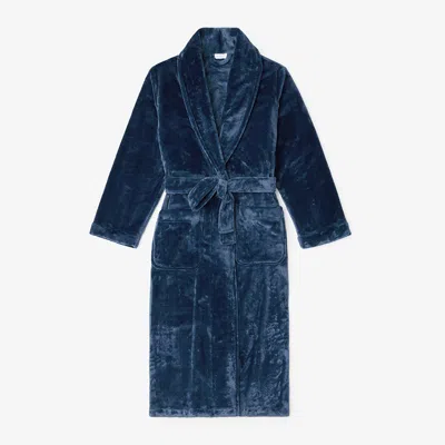 The Company Store Womens Robes In Blue Denim