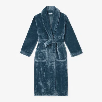 The Company Store Womens Robes In Teal/turquoise Blue