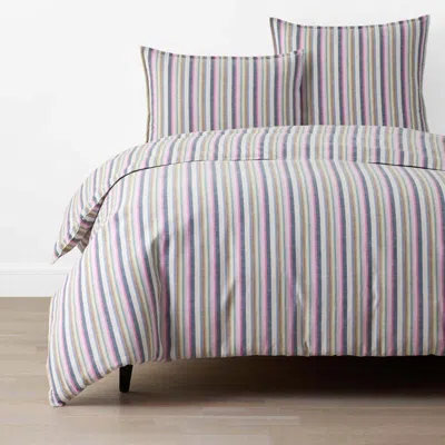 The Company Store Yamika Stripe Duvet Cover, Size Full/queen, Cotton |  In Multi