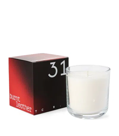 The Conran Shop 31 Burnt Leather Candle In Multi