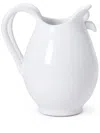 The Conran Shop Puglia Ring-handle Stoneware Jug 26cm In White