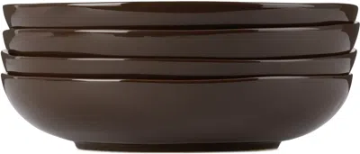The Conran Shop Brown Luna Pasta Bowl Set, 4 Pcs
