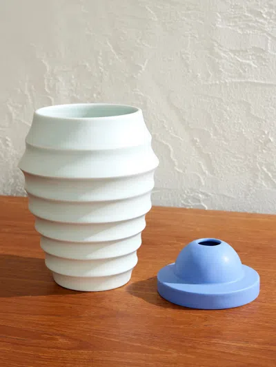 The Conran Shop Earthenware Vase In Multi